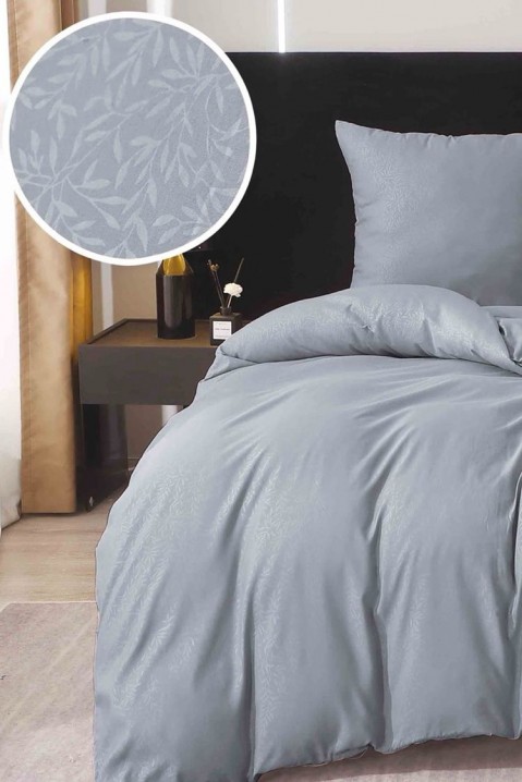 Komplet posteljine MERIETA GREY 160x200 cm pamučni saten, Boja: siva, IVET.HR - MODERNA ODJEĆA