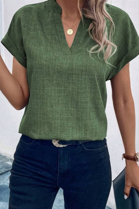 Ženska bluza VOELINA GREEN, Boja: zelena, IVET.HR - MODERNA ODJEĆA
