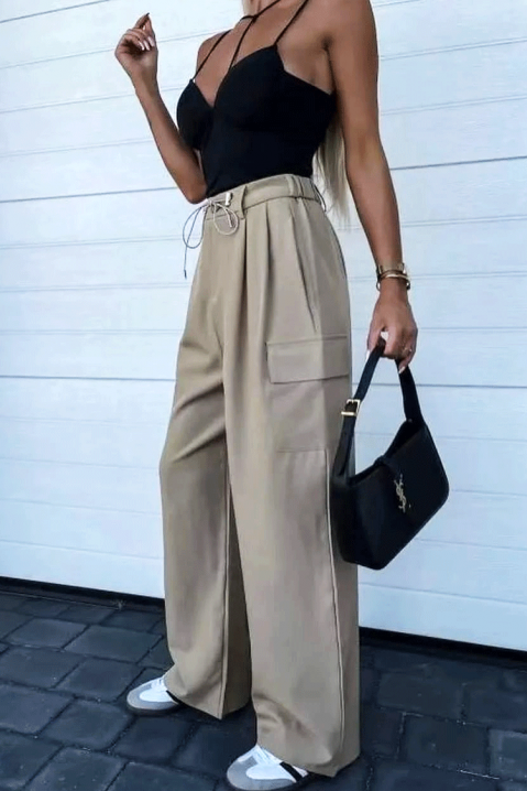 Pantalone NERMOLDA BEIGE, Boja: bež, IVET.HR - MODERNA ODJEĆA