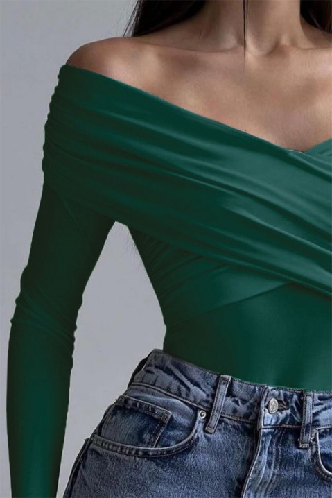 Bodi - bluza VELIENA GREEN, Boja: zelena, IVET.HR - MODERNA ODJEĆA