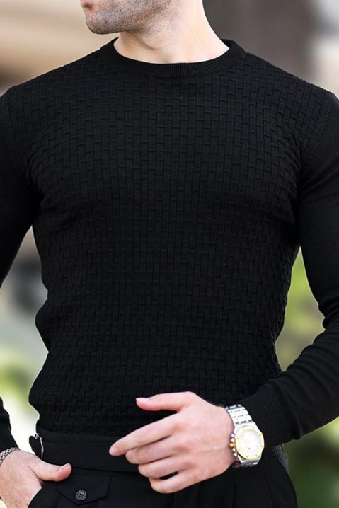 Muška bluza ELVENTO BLACK, Boja: crna, IVET.HR - MODERNA ODJEĆA