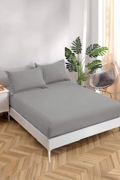 Plahta s gumicom BANDENA GREY 200х220 cm, Boja: siva, IVET.HR - MODERNA ODJEĆA