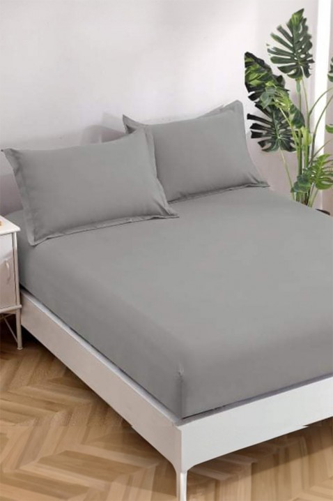 Plahta s gumicom BANDENA GREY 200х220 cm, Boja: siva, IVET.HR - MODERNA ODJEĆA