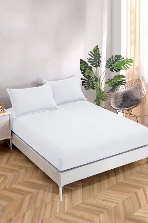 Plahta s gumicom BANDENA WHITE 200х220 cm, Boja: bijela, IVET.HR - MODERNA ODJEĆA