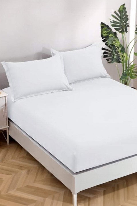 Plahta s gumicom BANDENA WHITE 200х220 cm, Boja: bijela, IVET.HR - MODERNA ODJEĆA