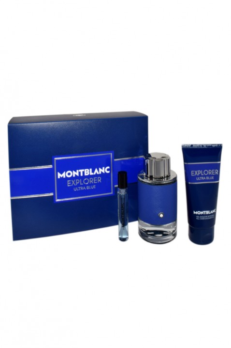 Muški komplet Mont Blanc Explorer Ultra Blue EDP 100 ml + Travel Spray 7,5 ml + Shower Gel 100 mlIVET.HR - MODERNA ODJEĆA